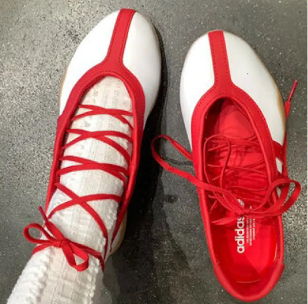 Giày Adidas Taekwondo Mei Ballet ‘White’ JQ0960 - Ảnh 5