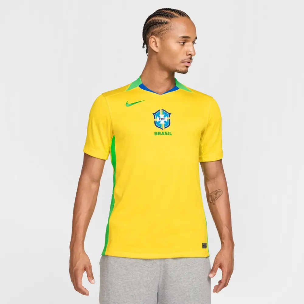 Áo Nike Brazil 2025 Home Jersey ‘Yellow’ FZ9011-718 - Ảnh 3