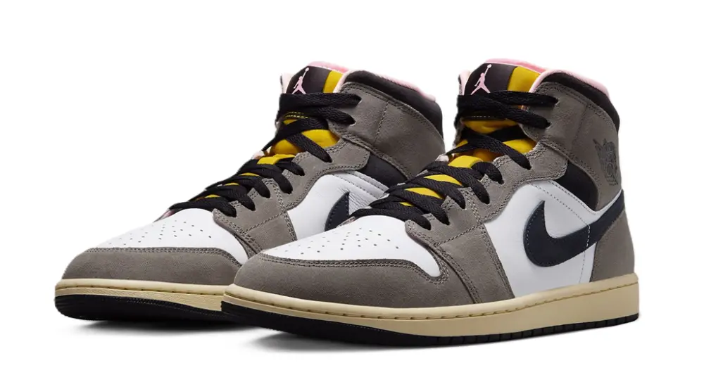 Giày Nike Jordan 1 Mid SE 'White Cave Stone' HQ2011-100 - Ảnh 3