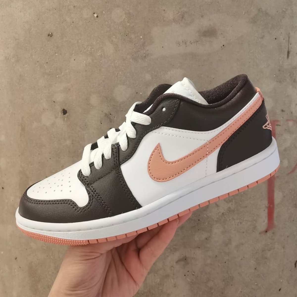 Giày Nike Air Jordan 1 Low 'Brown Pink' DC0774-182 - Ảnh 8