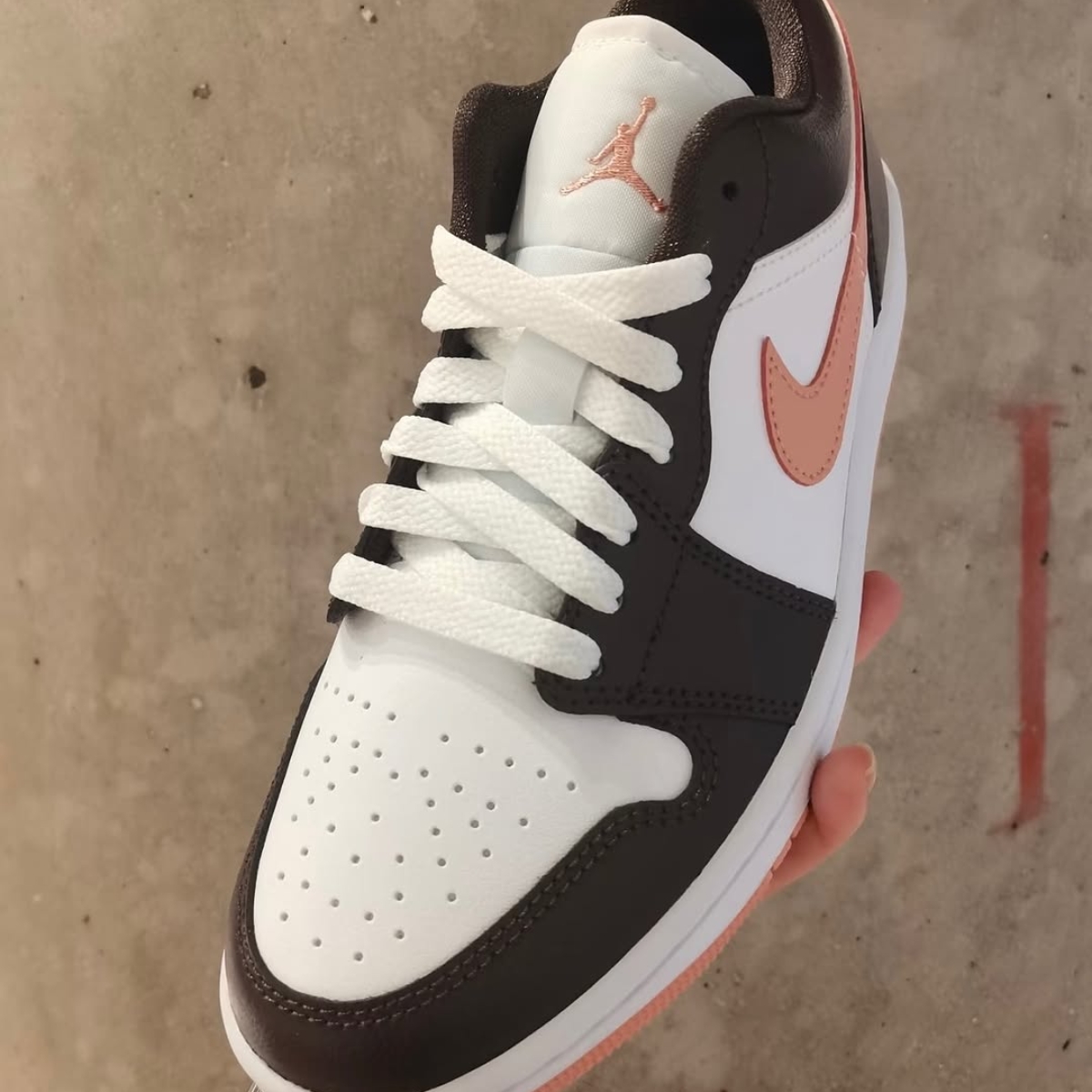 Giày Nike Air Jordan 1 Low 'Brown Pink' DC0774-182 - Ảnh 7