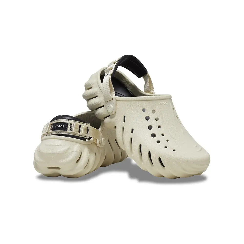 Alternative view of Giày Crocs Echo Clogs ‘Bone’ 207937-2YJ