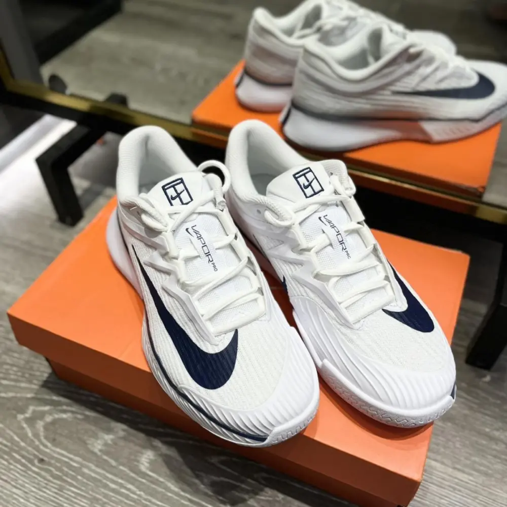 Alternative view of Giày Nike Court Air Zoom Vapor Pro 3 Premium HC ‘White Midnight Navy’ HJ6771-100