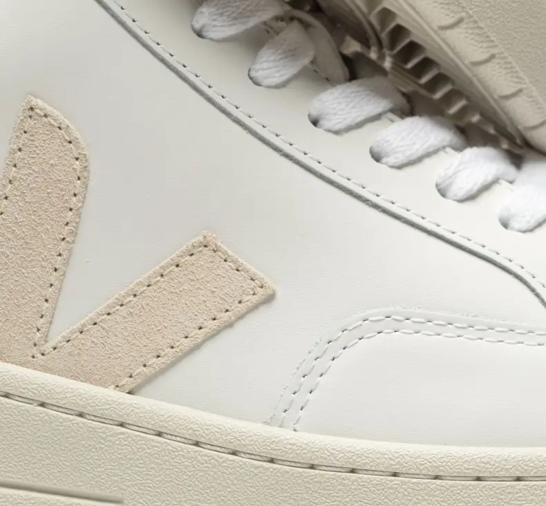 Giày Veja V-12 Leather ‘White Sable’ XD0202335A - Ảnh 4