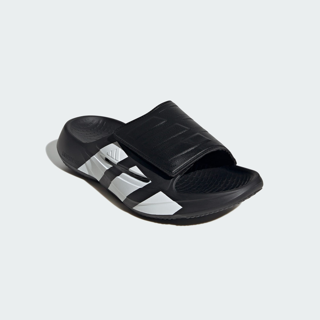 Dép Adidas Lightblaze Slide ‘Black White’ JR1253 - Ảnh 3