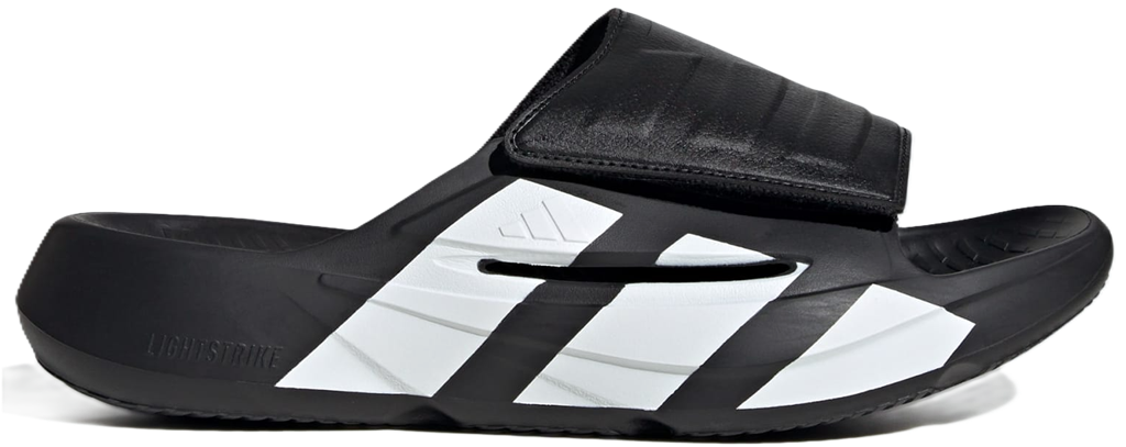 Dép Adidas Lightblaze Slide ‘Black White’ JR1253