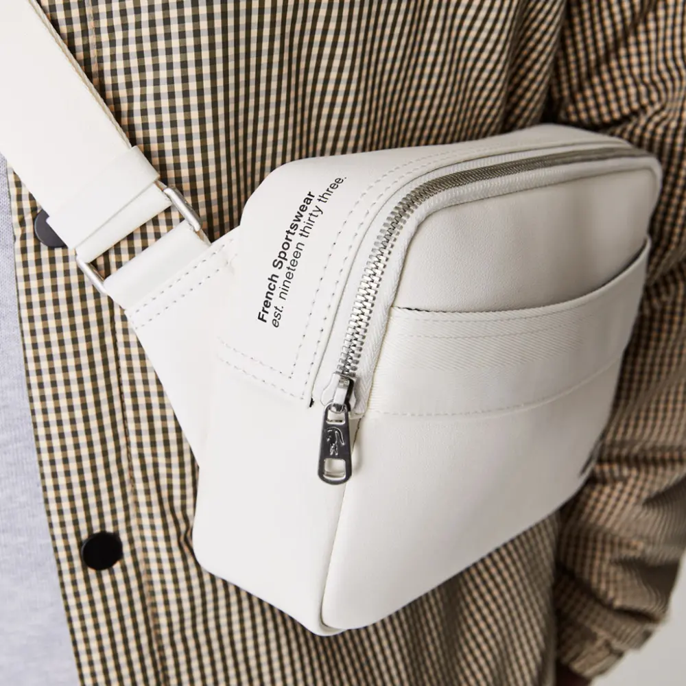 Túi Lacoste Contrast Edge Reporter Bag ‘White’ NH4018PN-A56 - Ảnh 3