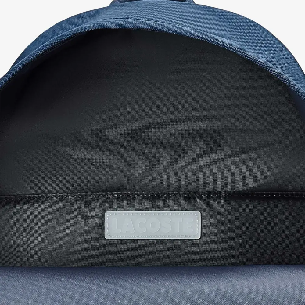 Balo Lacoste Crocodile Computer Backpack ‘Blue’ NH4599DI - Ảnh 4