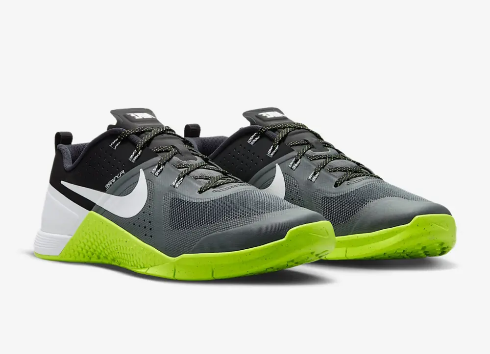 Giày Nike Metcon 1 OG ‘Dark Grey Volt Black White’ FQ1854-003 - Ảnh 3