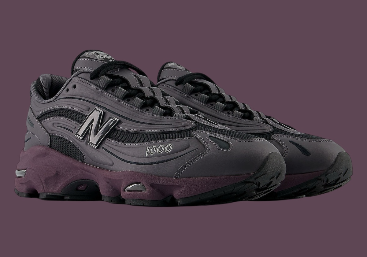 Alternative view of Giày New Balance 1000 ‘Magnet Plum Brown’ M1000EB
