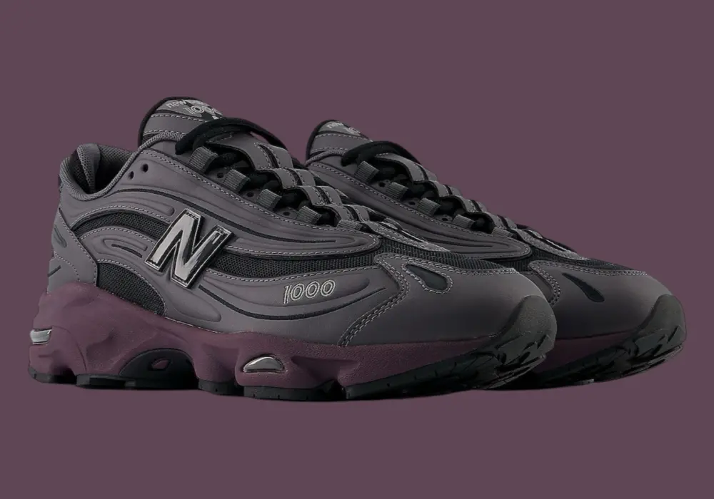 Alternative view of Giày New Balance 1000 ‘Magnet Plum Brown’ M1000EB