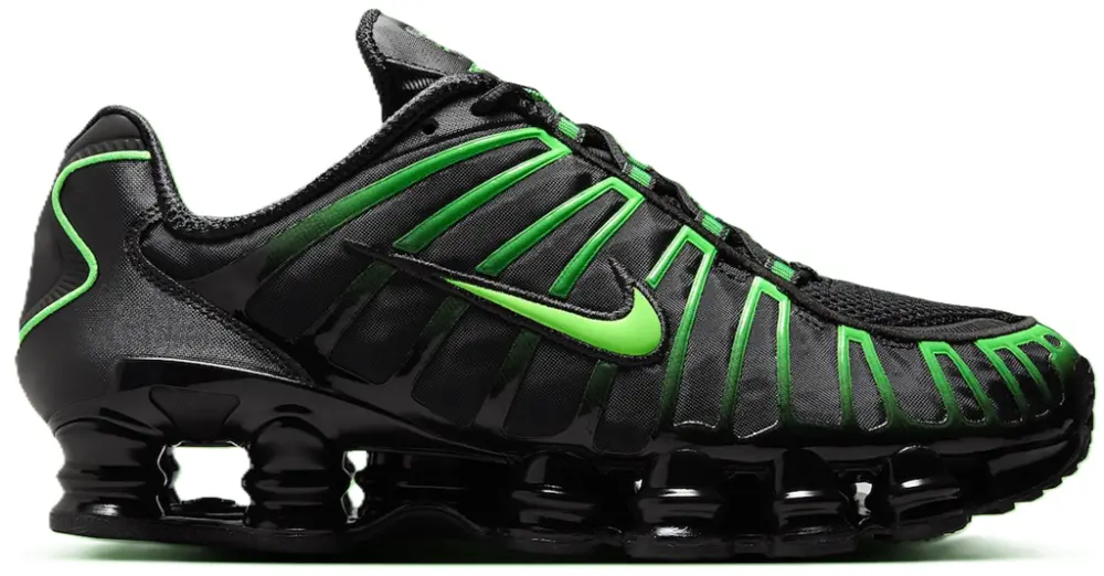 Giày Nike Shox TL ‘Black Green Strike’ AV3595-012