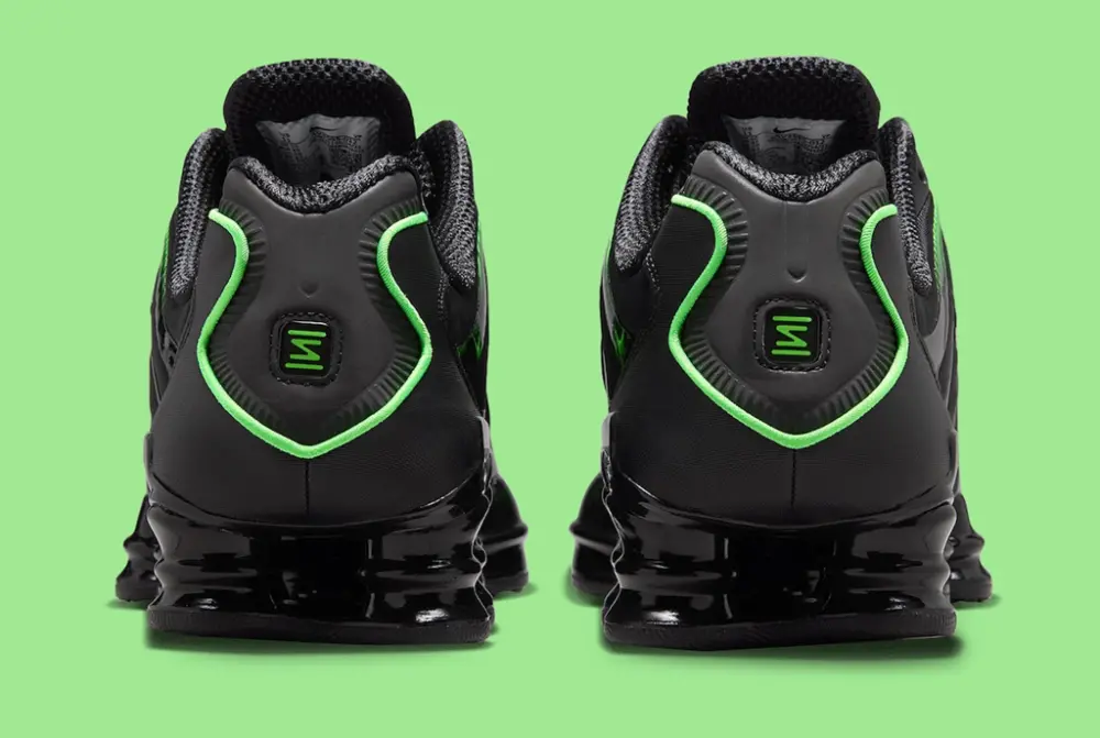 Giày Nike Shox TL ‘Black Green Strike’ AV3595-012 - Ảnh 4