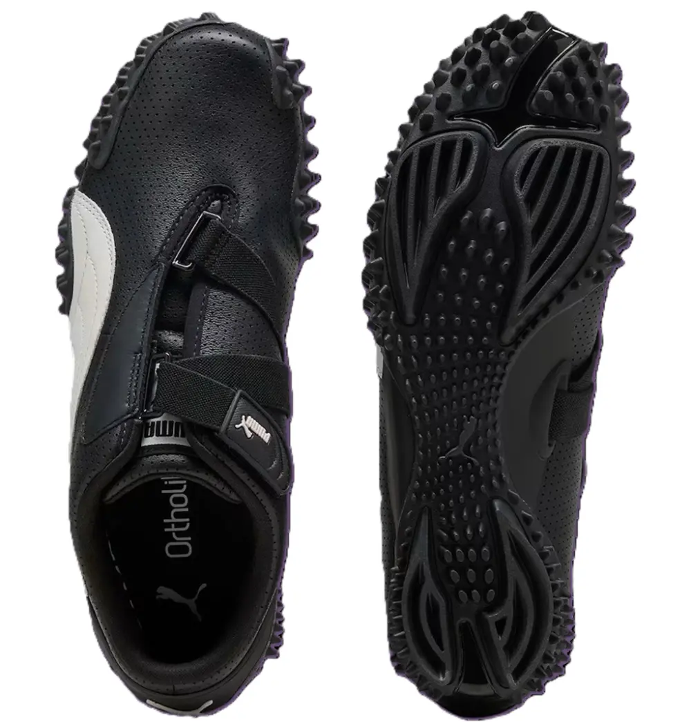 Giày Puma Mostro Perforated Leather 'Black White' 397331-02 - Ảnh 3