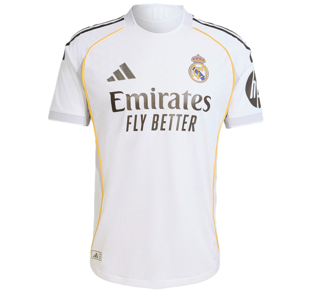 Áo Adidas Real Madrid 25/26 Home Authentic Jersey ‘White’ JV5918