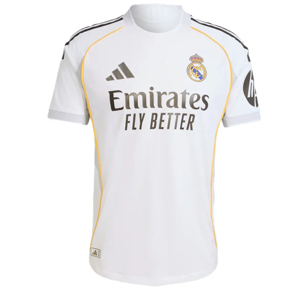 Áo Adidas Real Madrid 25/26 Home Authentic Jersey ‘White’ JV5918