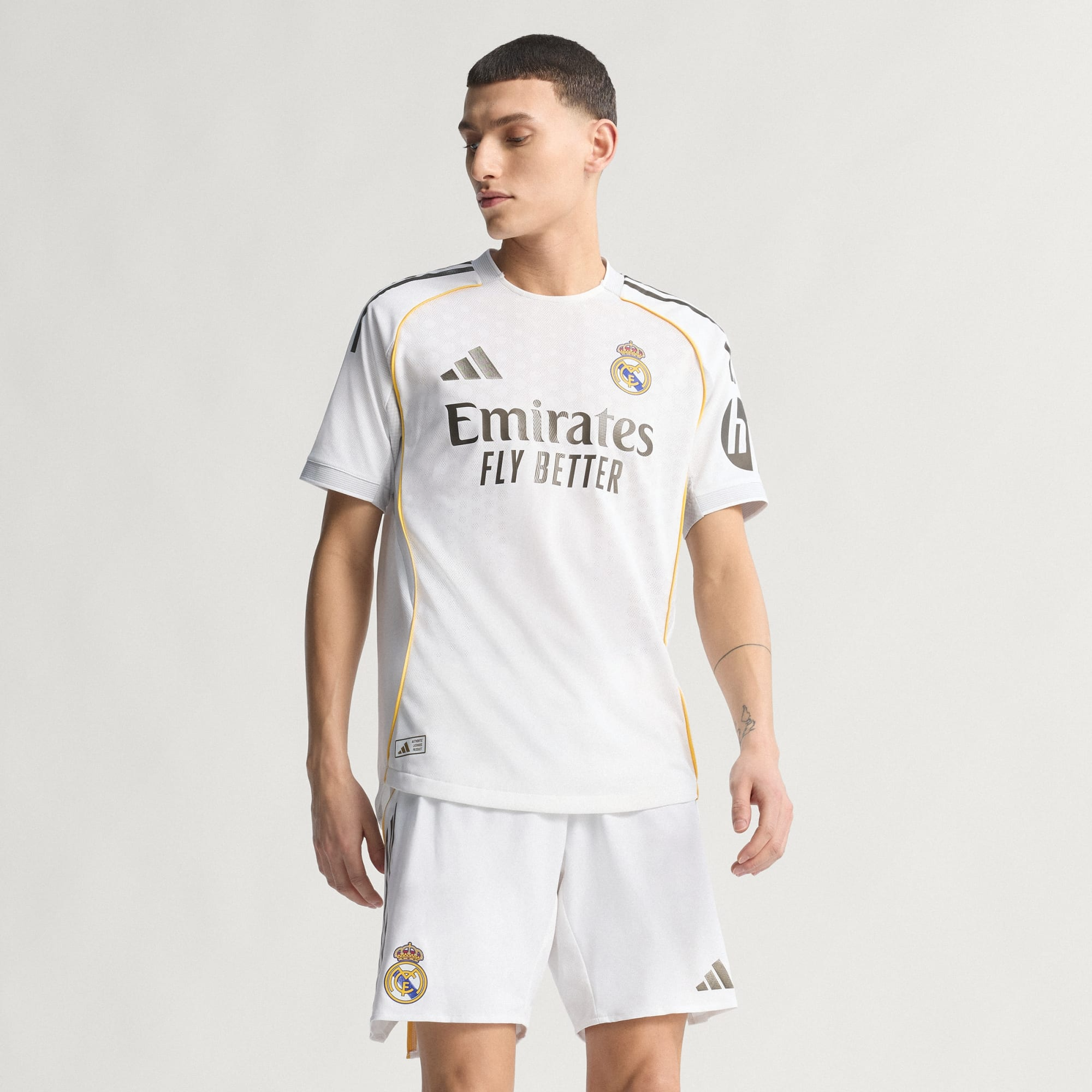 Áo Adidas Real Madrid 25/26 Home Authentic Jersey ‘White’ JV5918 - Ảnh 5