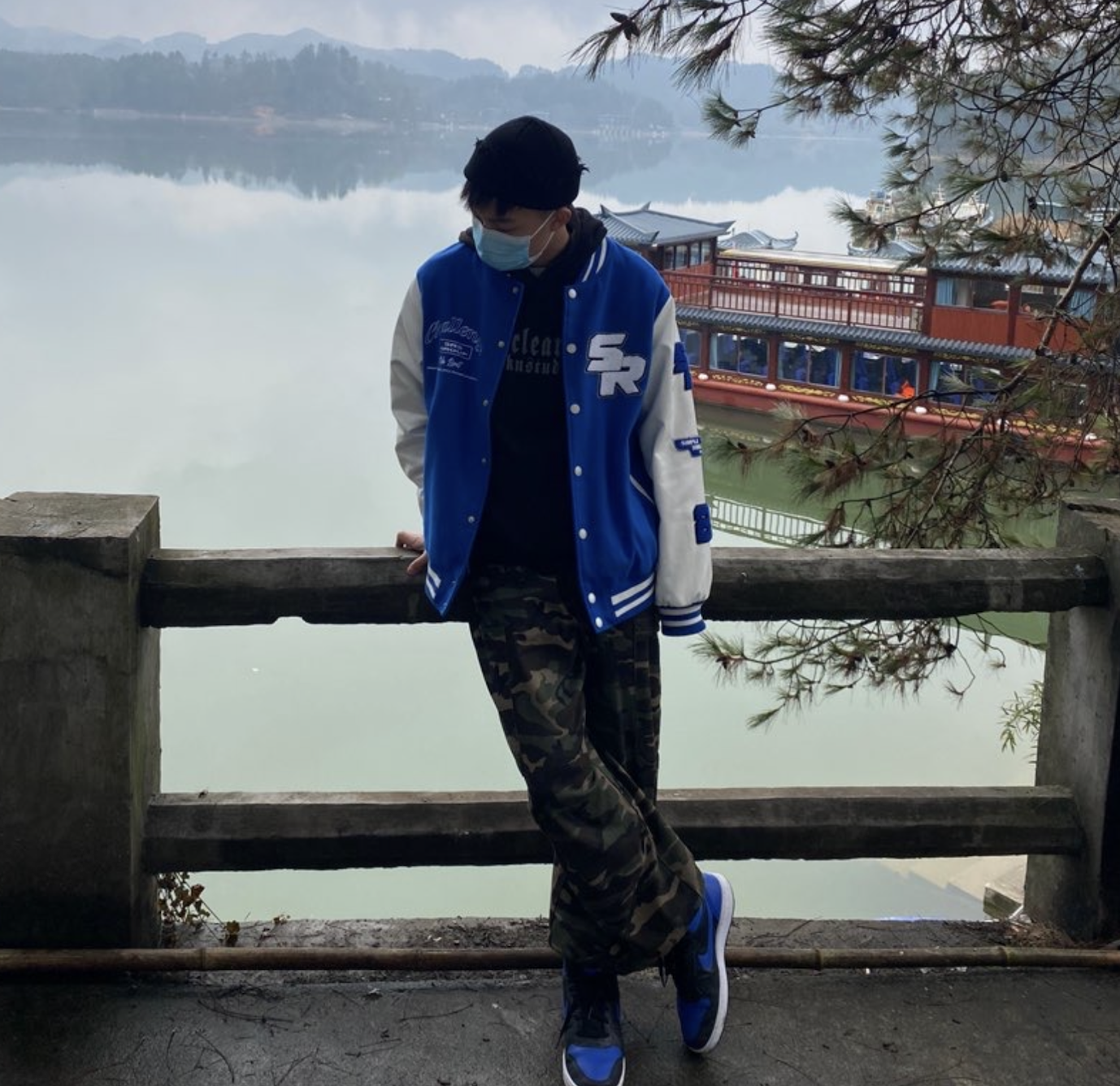 Giày Nike Ebernon Mid ‘Black Game Royal’ AQ1773-001 - Ảnh 3