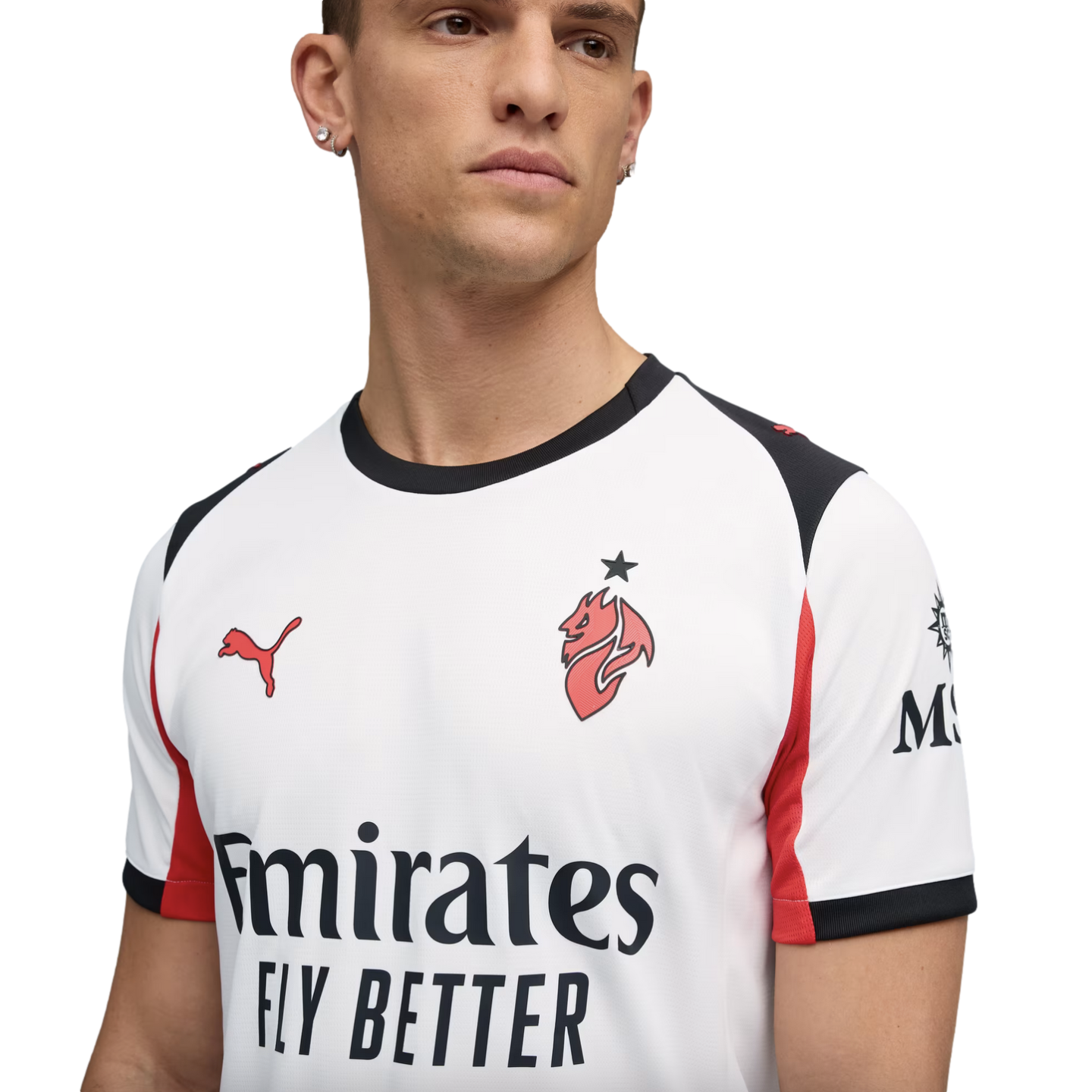 Alternative view of Áo Puma AC Milan Away Jersey Replica ‘White’ 779971-02