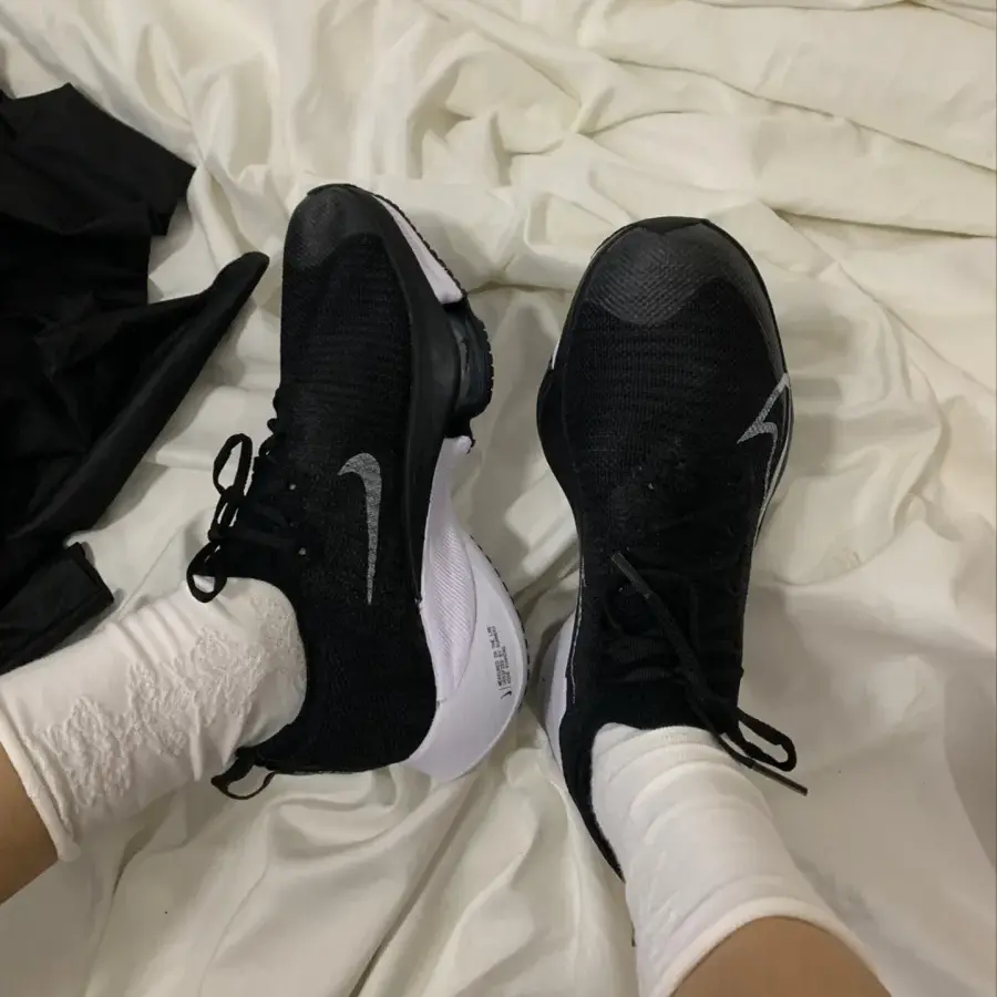 Giày Nike Air Zoom Tempo NEXT% Flyknit ‘Black White’ CI9924-003 - Ảnh 3