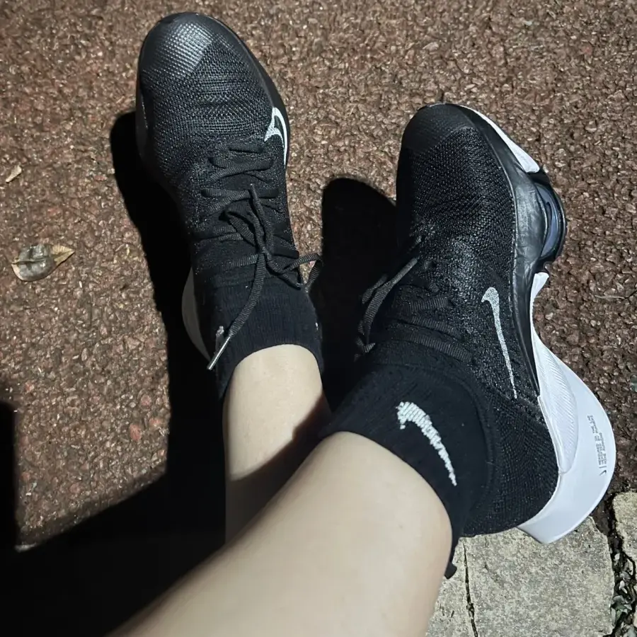 Giày Nike Air Zoom Tempo NEXT% Flyknit ‘Black White’ CI9924-003 - Ảnh 5