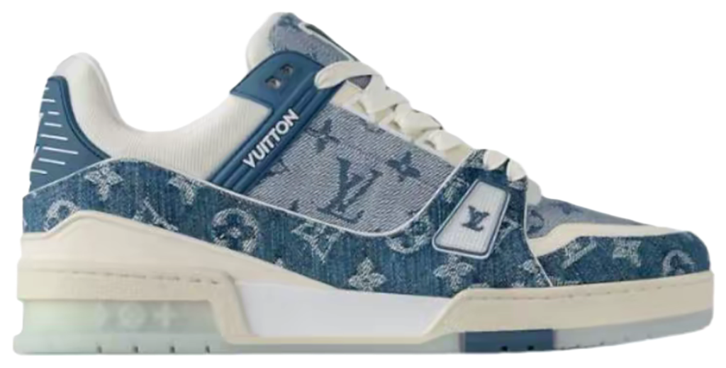 Giày Louis Vuitton Trainer Sneaker ‘Blue’ 1ADHIT