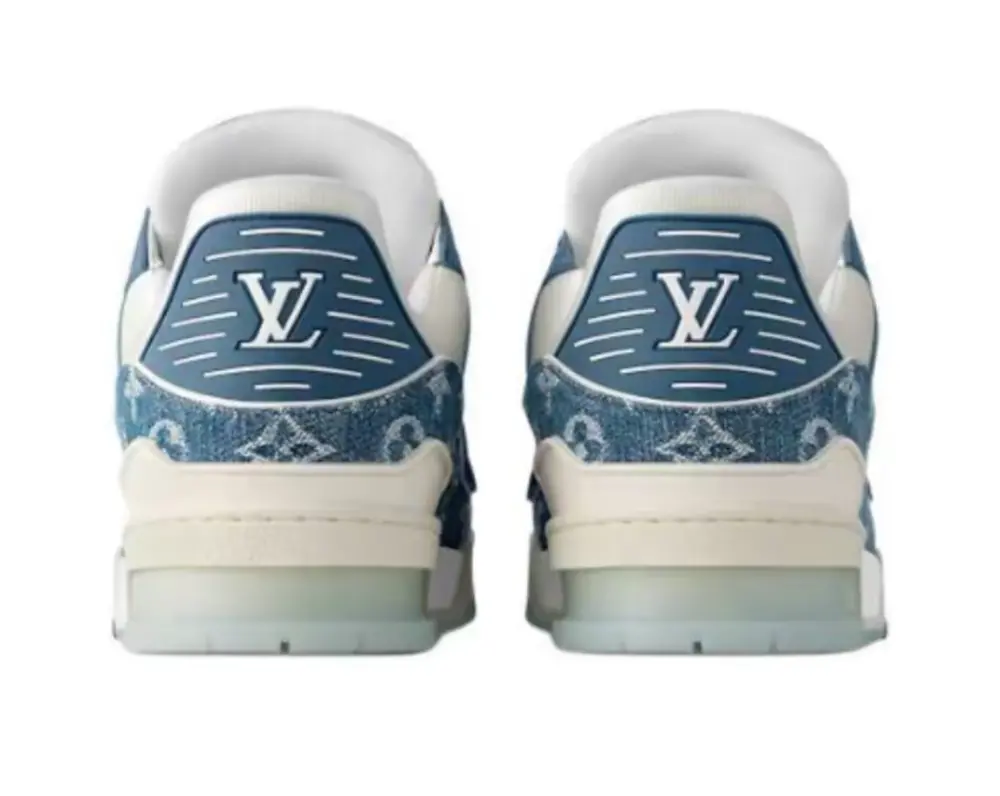 Giày Louis Vuitton Trainer Sneaker ‘Blue’ 1ADHIT - Ảnh 3