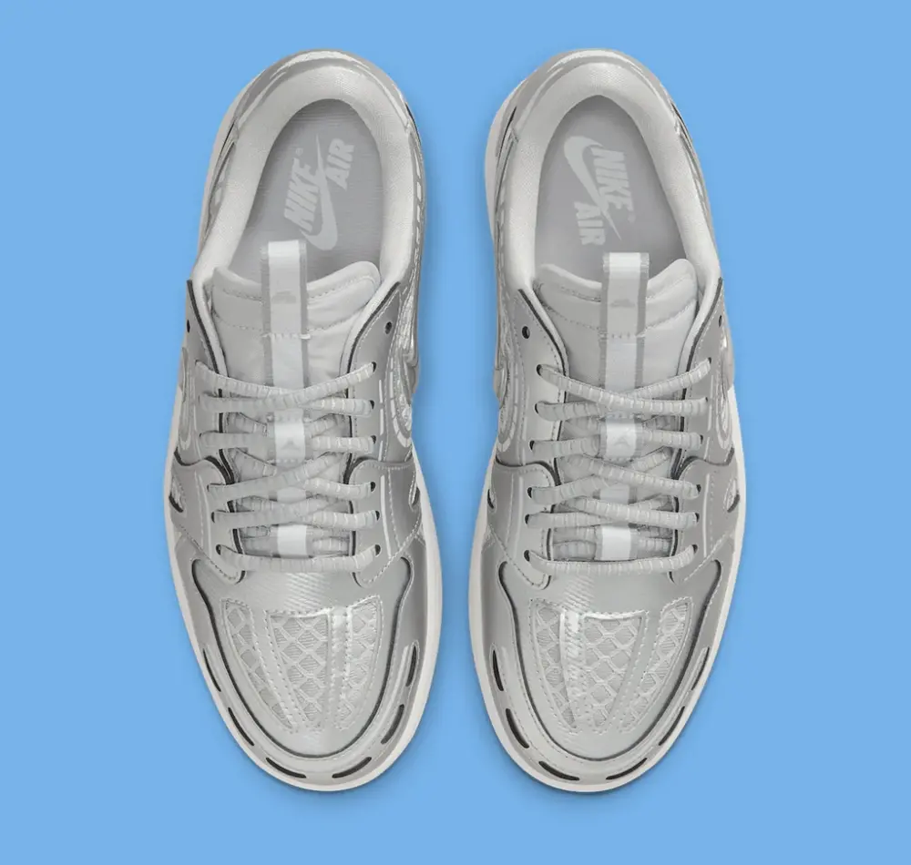 Giày Nike Air Jordan 1 Low Method Of Make V3 ‘Metallic Silver’ HQ2186-002 - Ảnh 3