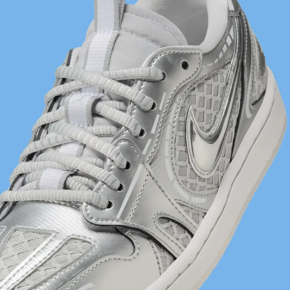 Giày Nike Air Jordan 1 Low Method Of Make V3 ‘Metallic Silver’ HQ2186-002 - Ảnh 5