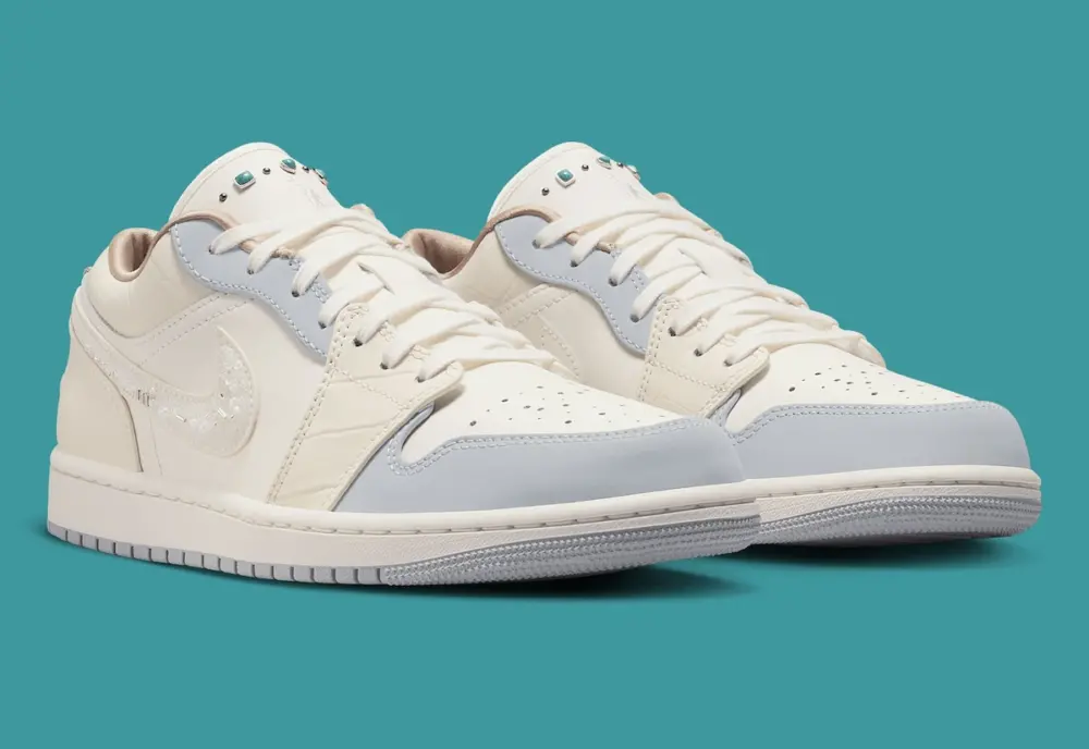 Giày Nike Air Jordan 1 Low ‘Sail Soft Pearl’ IH7323-100 - Ảnh 6