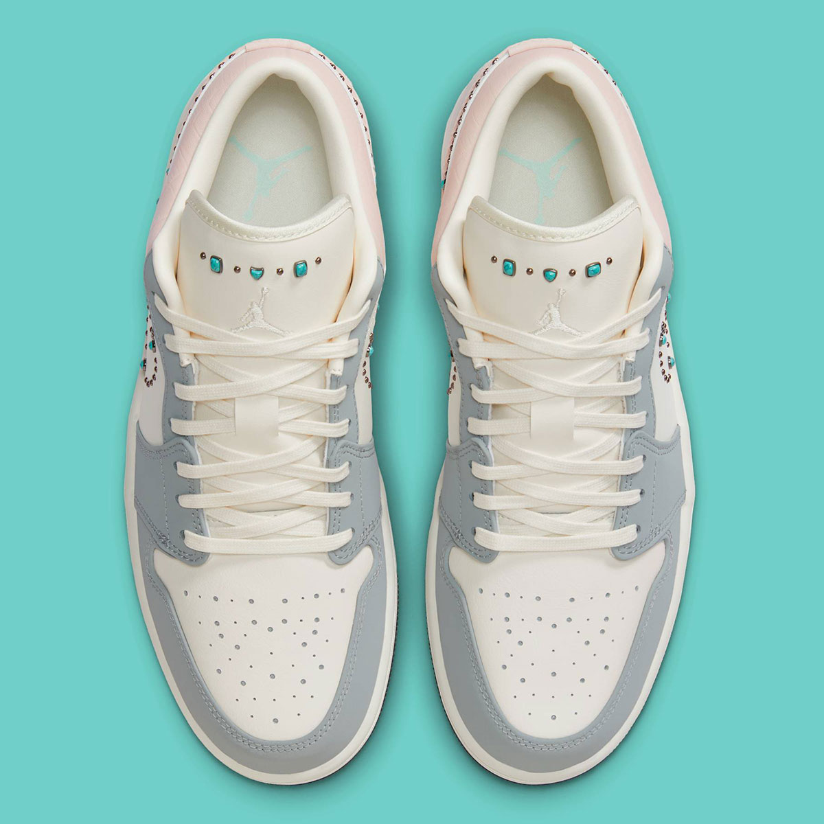 Giày Nike Air Jordan 1 Low ‘Turquoise’ IH7319-001 - Ảnh 4