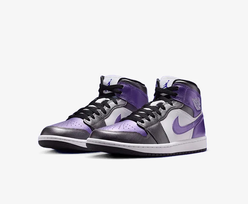 Giày Nike Air Jordan 1 Mid 'Metallic Purple' HJ5911-105 - Ảnh 4