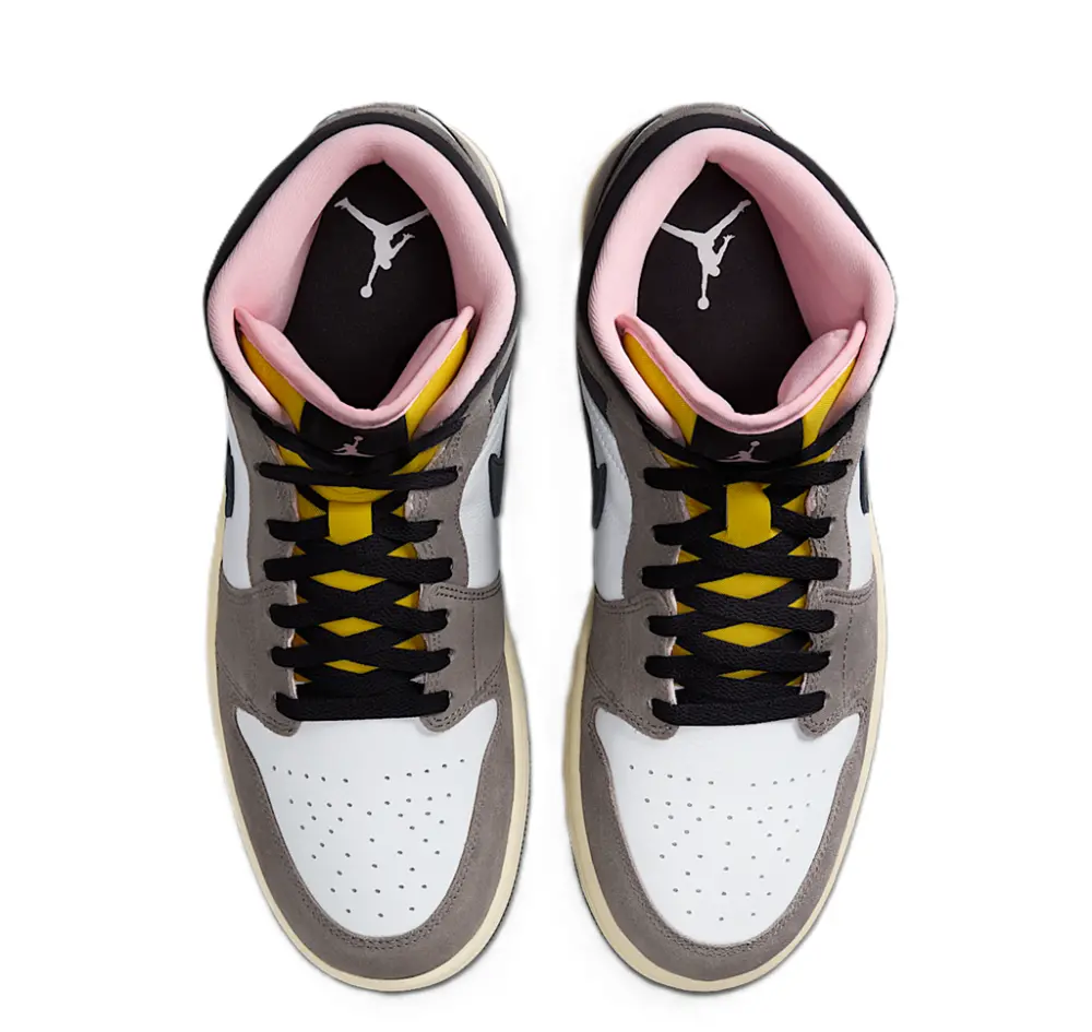 Giày Nike Jordan 1 Mid SE 'White Cave Stone' HQ2011-100 - Ảnh 4