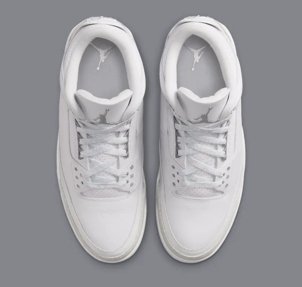 Giày Nike Air Jordan 3 'White and Silver' CT8532-111 - Ảnh 2