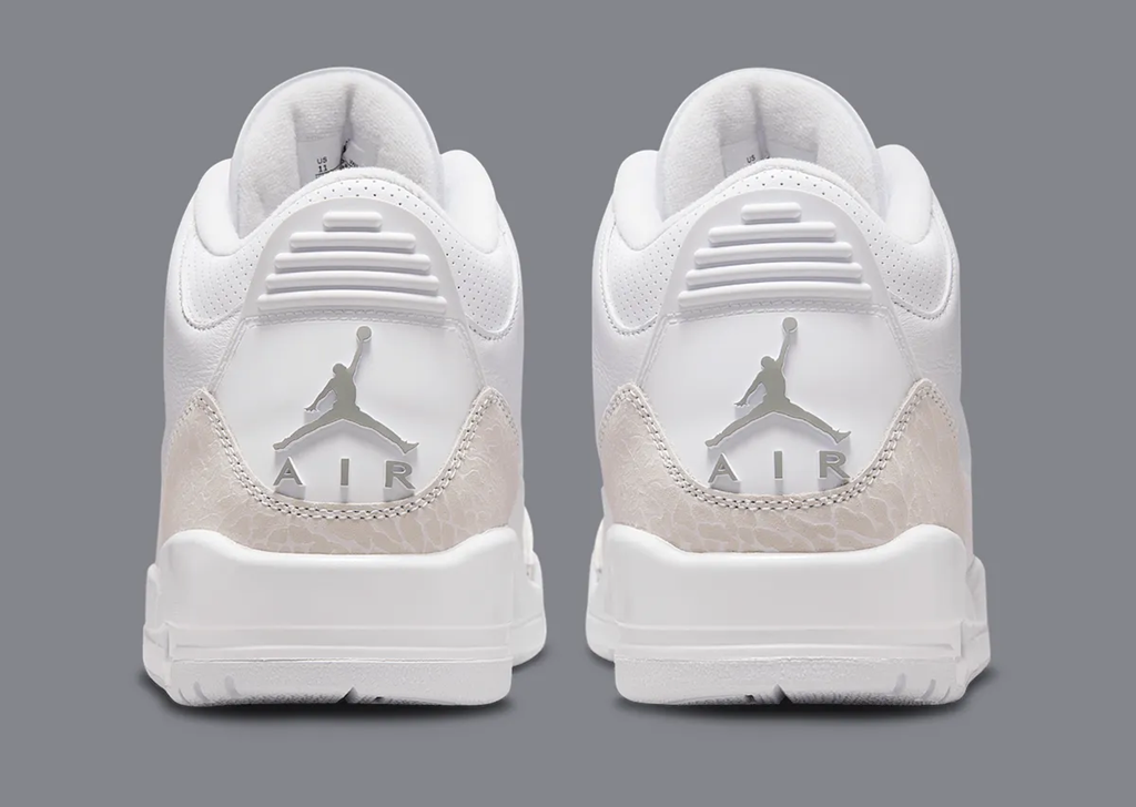 Giày Nike Air Jordan 3 'White and Silver' CT8532-111 - Ảnh 3