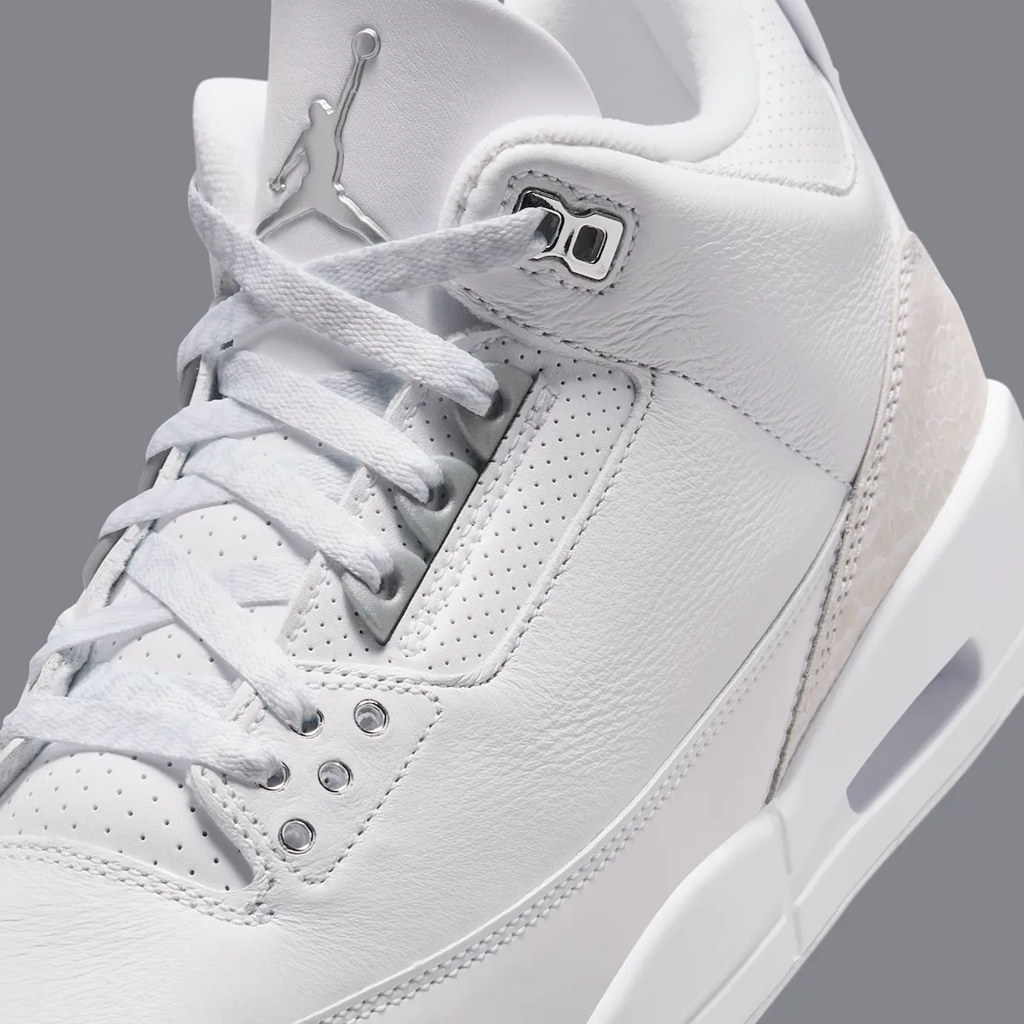 Giày Nike Air Jordan 3 'White and Silver' CT8532-111 - Ảnh 4