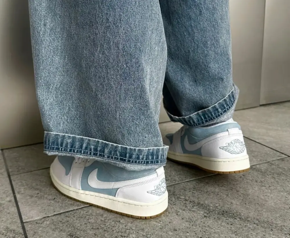 Giày Nike Jordan 1 Low SE 'Worn Blue' HQ2004-400 - Ảnh 3