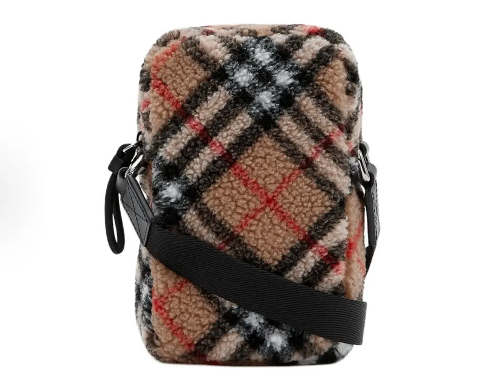 Túi Burberry Shoulder Strap Zipper Bag ‘Beige’ 80782991 - Ảnh 3