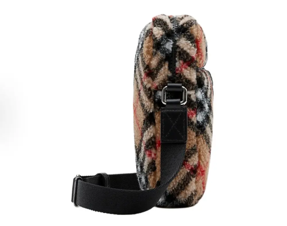Túi Burberry Shoulder Strap Zipper Bag ‘Beige’ 80782991 - Ảnh 4