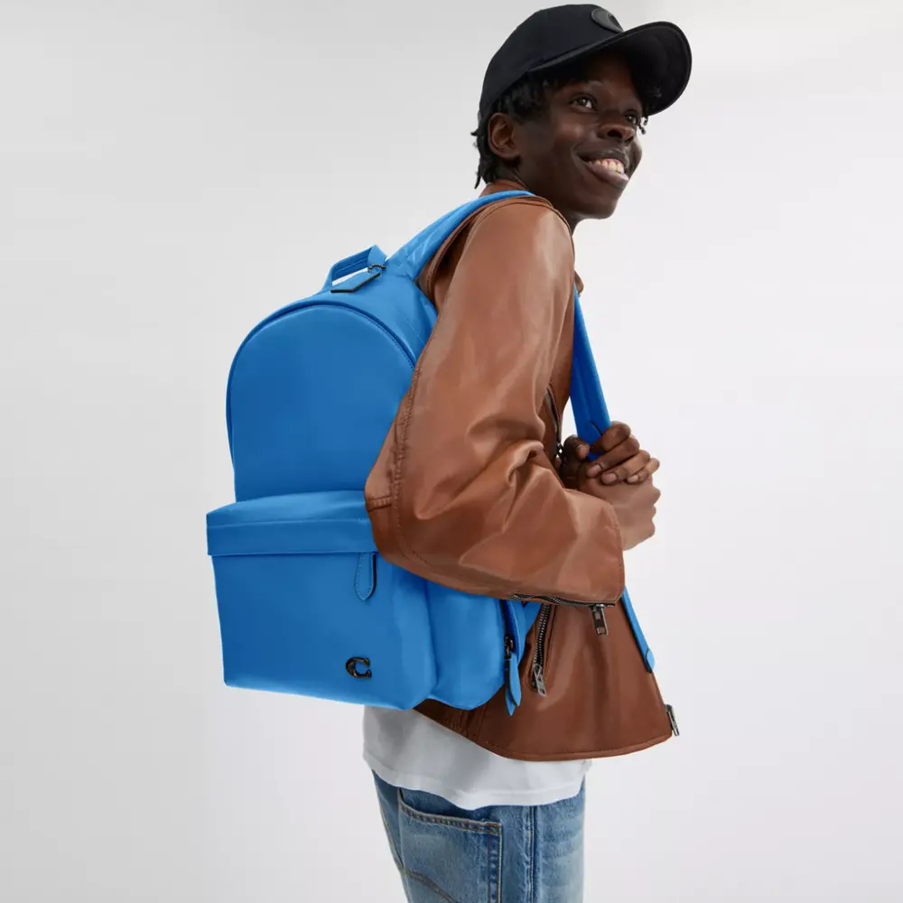Balo Coach Hall Backpack ‘Blue’ CR757-BLB - Ảnh 4