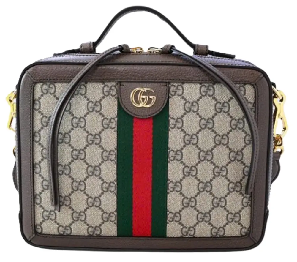 Túi Gucci GG Supreme Ophidia Small Shoulder Bag Beige 550622 K05NG 8745