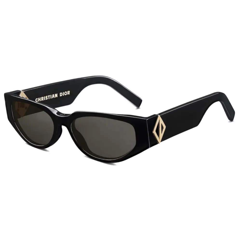 Kính DIOR Diamond S71 Sunglasses In 10a0 'Black' - Ảnh 4