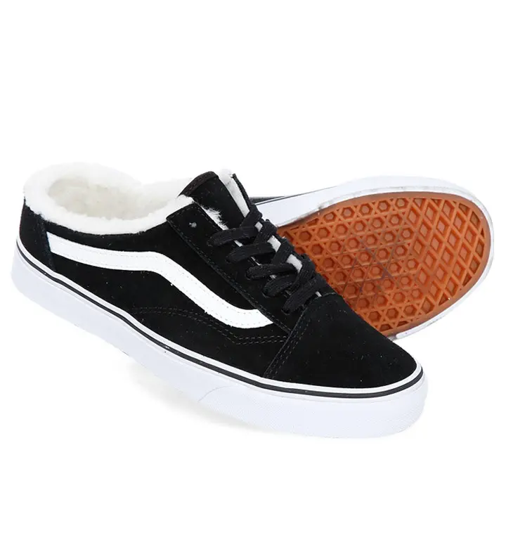 Giày Vans Old Skool Mule Sneakers Shoes ‘Black White’ VN0A4P3YTC6 - Ảnh 6