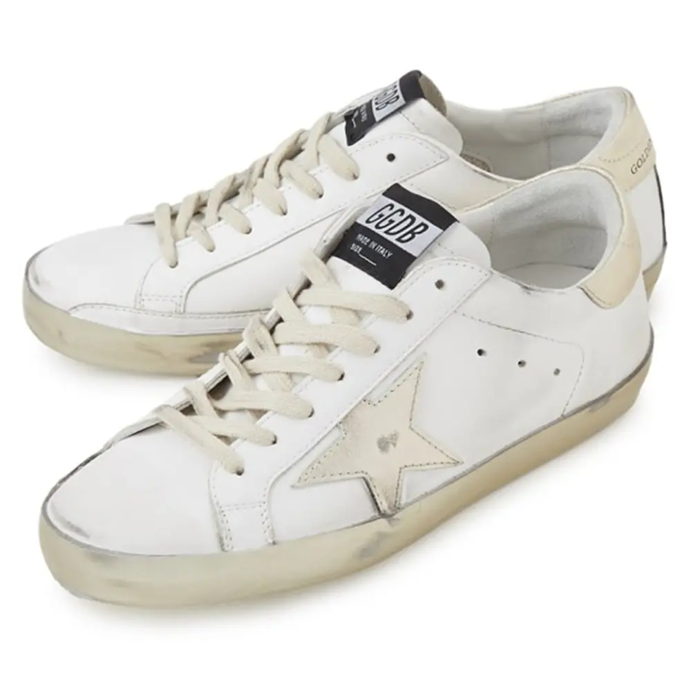 Giày Golden Goose Sneakers Superstar ‘White Gold’ GMF00101-F000316-10272 - Ảnh 3
