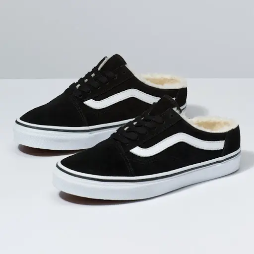 Giày Vans Old Skool Mule Sneakers Shoes ‘Black White’ VN0A4P3YTC6 - Ảnh 3