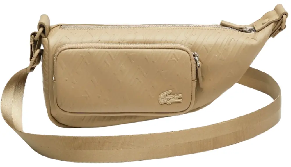 Túi Lacoste Logo Print Shoulder Bag ‘Beige’ NU4301ID-L32