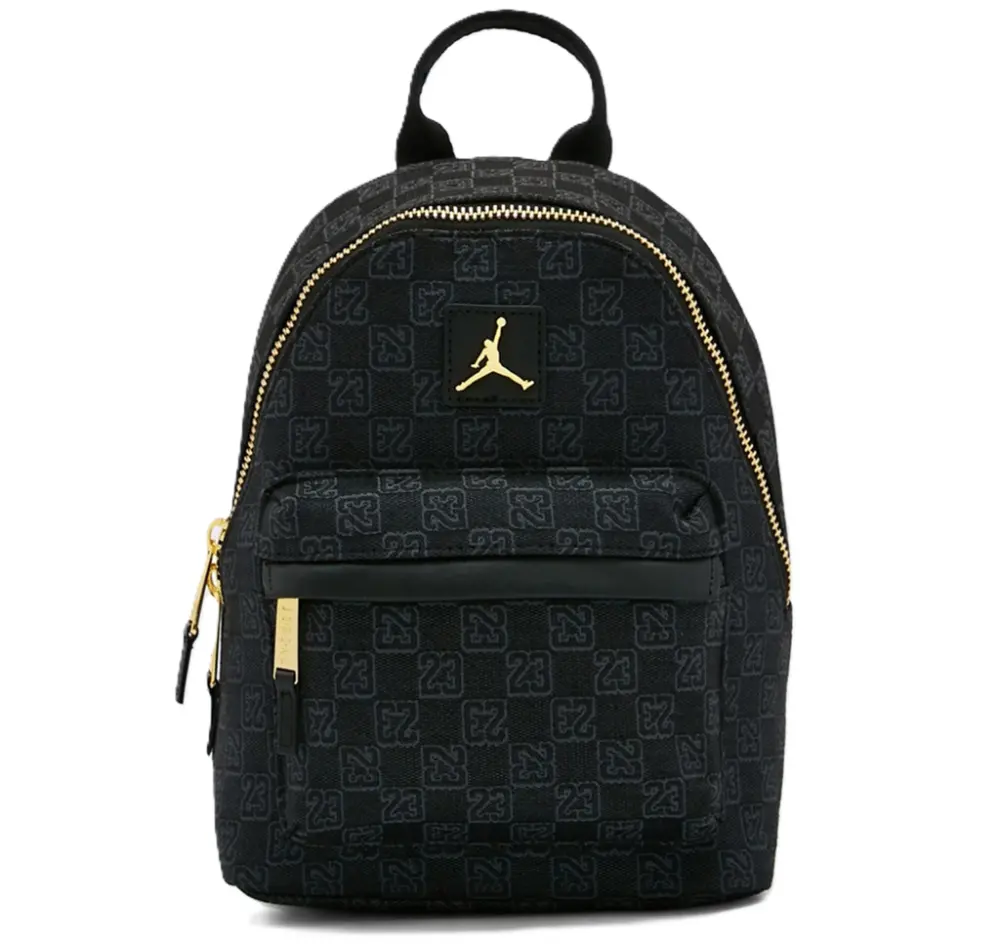 Ba Nike Monogram Mini Backpack ‘Black’ 7A0761-023