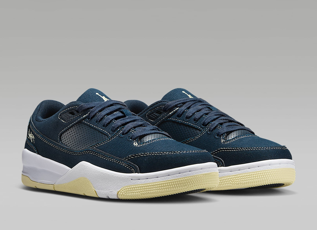 Giày Nike Air Jordan Flight Court ‘Obsidian White Alabaster’ IH4489-451 - Ảnh 3