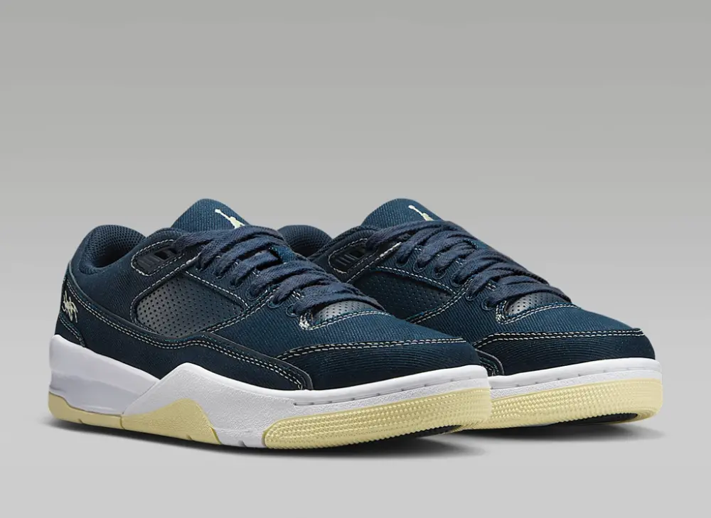 Giày Nike Air Jordan Flight Court ‘Obsidian White Alabaster’ IH4489-451 - Ảnh 3