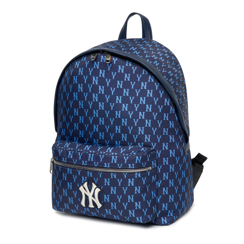 Alternative view of Balo MLB Monogram Backpack New York Yankees Blue 3ABKM012N-50NYL